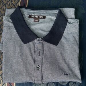 Michael Kors Charcoal Polo Shirt for Men